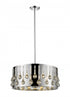 Z-Lite Oberon 5 Light Pendant in Chrome Finish Model: 453-20CH