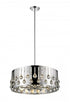 Z-Lite Oberon 6 Light Chandelier in Chrome Finish Model: 453-24CH