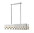 Z-Lite Oberon 7 Light Linear Chandelier in Chrome Finish Model: 453-43CH