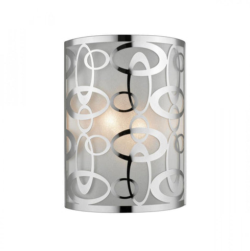 Z-Lite Opal 2 Light Wall Sconce in Chrome Finish Model: 195-2S-CH