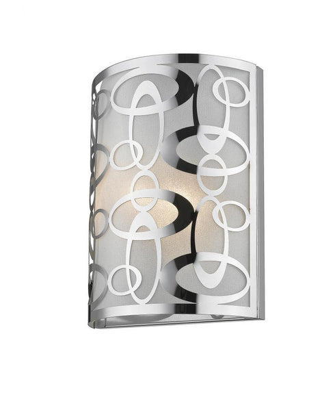 Z-Lite Opal 2 Light Wall Sconce in Chrome Finish Model: 195-2S-CH