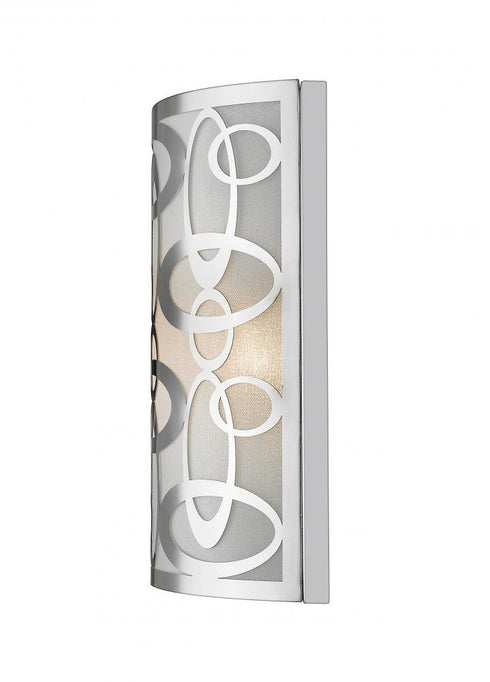 Z-Lite Opal 2 Light Wall Sconce in Chrome Finish Model: 195-2S-CH