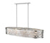 Z-Lite Opal 8 Light Linear Chandelier in Chrome Finish Model: 195-55CH