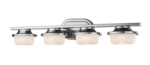 Z-Lite Optum 4 Light Vanity in Brushed Nickel Finish Model: 1917-4V-BN-LED