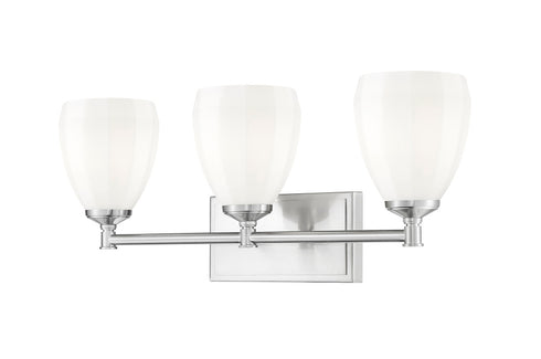 Z-Lite Oren 3 Light Vanity in Brushed Nickel Finish Model: 7004-3V-BN