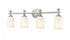 Z-Lite Orion 4 Light Vanity in Brushed Nickel Finish Model: 1102-4V-BN