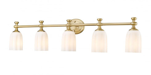 Z-Lite Orion 5 Light Vanity in Brushed Nickel Finish Model: 1102-5V-BN