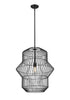Z-Lite Orsay 1 Light Pendant in Matte Black Finish Model: 1941P24-MB