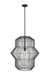 Z-Lite Orsay 1 Light Pendant in Matte Black Finish Model: 1941P24-MB