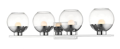 Z-Lite Osono 4 Light Vanity in Chrome Finish Model: 1924-4V-CH-LED