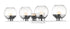 Z-Lite Osono 4 Light Vanity in Chrome Finish Model: 1924-4V-CH-LED