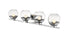 Z-Lite Osono 4 Light Vanity in Chrome Finish Model: 1924-4V-CH-LED