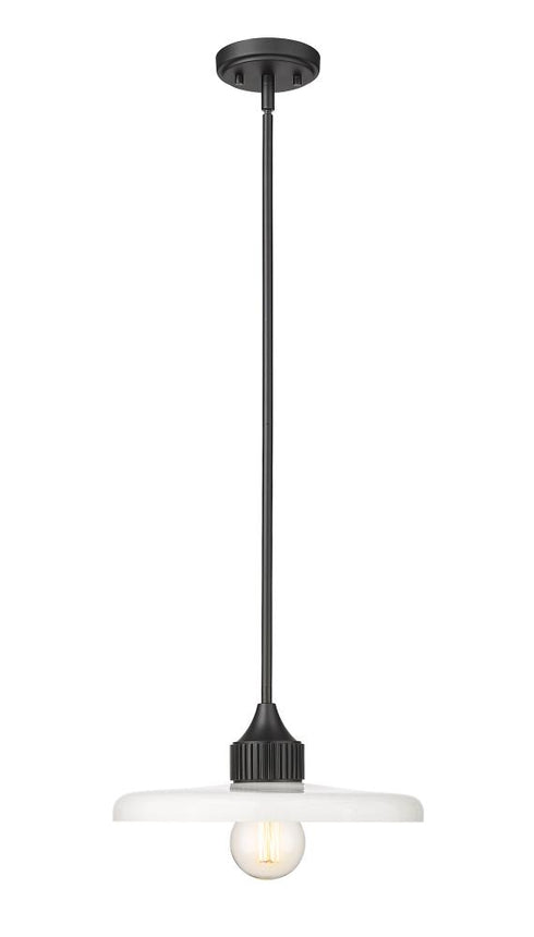 Z-Lite Paloma 1 Light Pendant in Brushed Nickel Finish Model: 820P14-BN