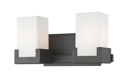 Z-Lite Peak 2 Light Vanity in Bronze Finish Model: 1920-2V-BRZ-LED