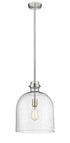 Z-Lite Pearson 1 Light Pendant in Brushed Nickel Finish Model: 817-12BN