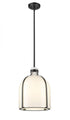 Z-Lite Pearson 1 Light Pendant in Brushed Nickel Finish Model: 817-12BN