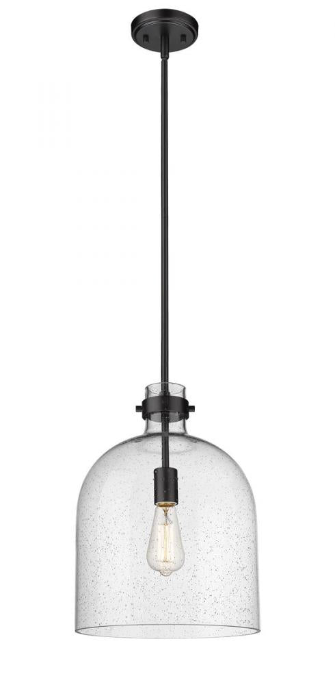 Z-Lite Pearson 1 Light Pendant in Brushed Nickel Finish Model: 817-12BN