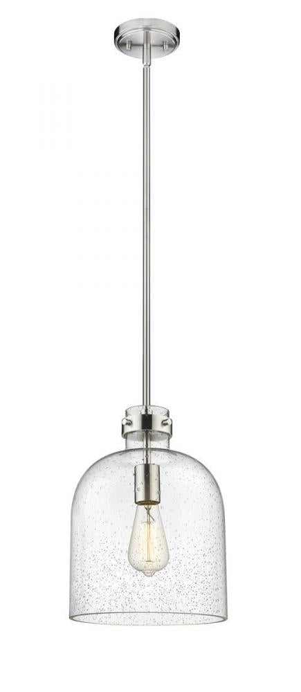 Z-Lite Pearson 1 Light Pendant in Brushed Nickel Finish Model: 817-9BN