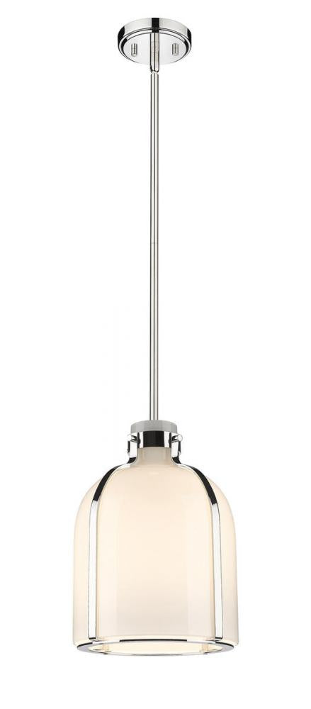 Z-Lite Pearson 1 Light Pendant in Brushed Nickel Finish Model: 817-9BN