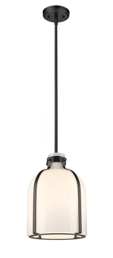 Z-Lite Pearson 1 Light Pendant in Brushed Nickel Finish Model: 817-9BN