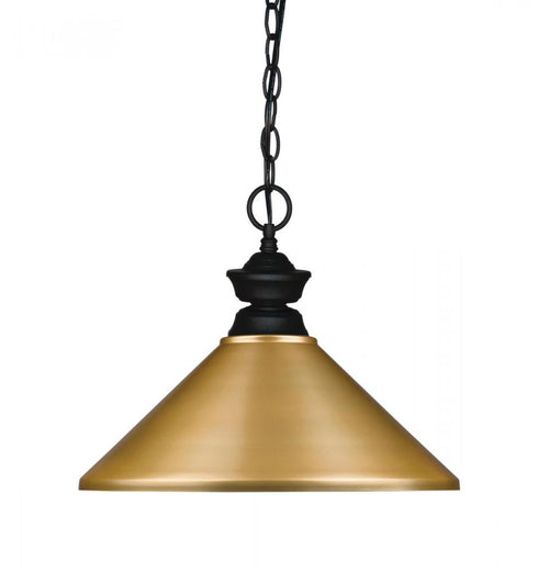 Z-Lite Pendant Lights 1 Light Pendant in Brushed Nickel Finish Model: 100701BN-MBN