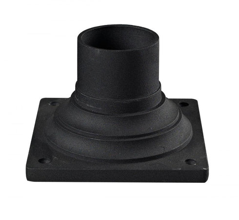 Z-Lite Pier Mounts Light Outdoor Posts + Hardware in Black Finish Model: 533PM-BK