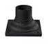Z-Lite Pier Mounts Light Outdoor Posts + Hardware in Black Finish Model: 533PM-BK
