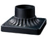 Z-Lite Pier Mounts Light Outdoor Posts + Hardware in Black Finish Model: PM-BK