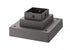 Z-Lite Pier Mounts Light Outdoor Posts + Hardware in Black Finish Model: SQPM-BK