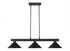 Z-Lite Players 3 Light Billiard in Brushed Nickel Finish Model: 152BN-MBN