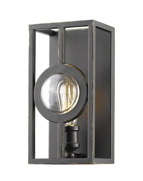 Z-Lite Port 1 Light Wall Sconce in Olde Bronze Finish Model: 448-1S-A-OB