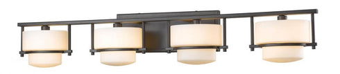 Z-Lite Porter 4 Light Vanity in Bronze Finish Model: 3030-4V-BRZ