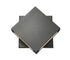 Z-Lite Quadrate 2 Light Outdoor Wall Light in Black Finish Model: 572B-BK-LED