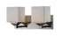 Z-Lite Quube 2 Light Vanity in Brushed Nickel Finish Model: 2104-2V