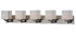 Z-Lite Quube 5 Light Vanity in Brushed Nickel Finish Model: 2104-5V