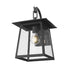 Z-Lite Rainer 1 Light Outdoor Wall Light in Black Finish Model: 5015S-BK