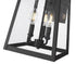Z-Lite Rainer 3 Light Outdoor Wall Light in Black Finish Model: 5015M-BK