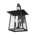 Z-Lite Rainer 3 Light Outdoor Wall Light in Black Finish Model: 5015M-BK