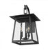 Z-Lite Rainer 3 Light Outdoor Wall Light in Black Finish Model: 5015M-BK