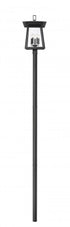 Z-Lite Rainer 5 Light Outdoor Post Mounted Fixture in Black Finish Model: 5015PHXLR-5009P120-B