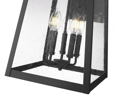 Z-Lite Rainer 5 Light Outdoor Wall Light in Black Finish Model: 5015XL-BK