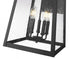 Z-Lite Rainer 5 Light Outdoor Wall Light in Black Finish Model: 5015XL-BK