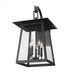 Z-Lite Rainer 5 Light Outdoor Wall Light in Black Finish Model: 5015XL-BK