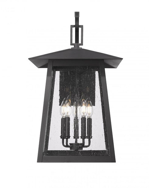 Z-Lite Rainer 5 Light Outdoor Wall Light in Black Finish Model: 5015XL-BK