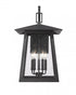 Z-Lite Rainer 5 Light Outdoor Wall Light in Black Finish Model: 5015XL-BK