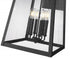 Z-Lite Rainer 6 Light Outdoor Wall Light in Black Finish Model: 5015XXL-BK