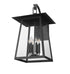 Z-Lite Rainer 6 Light Outdoor Wall Light in Black Finish Model: 5015XXL-BK