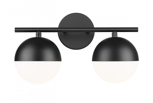 Z-Lite Realm Sphere 2 Light Vanity in Brushed Nickel Finish Model: 7517-2V-BN