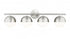 Z-Lite Realm Sphere 4 Light Vanity in Brushed Nickel Finish Model: 7517-4V-BN