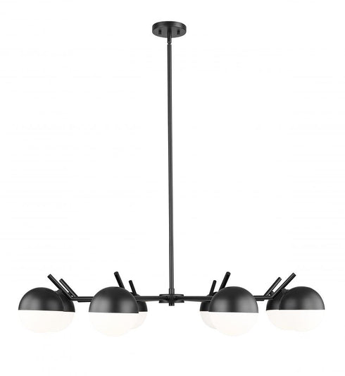 Z-Lite Realm Sphere 8 Light Chandelier in Brushed Nickel Finish Model: 7517-8BN